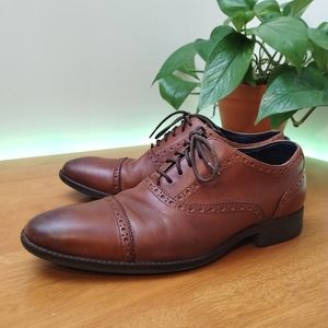 Cole Haan Leather Wayne Cap Toe Oxfords men's sz 9-9.5